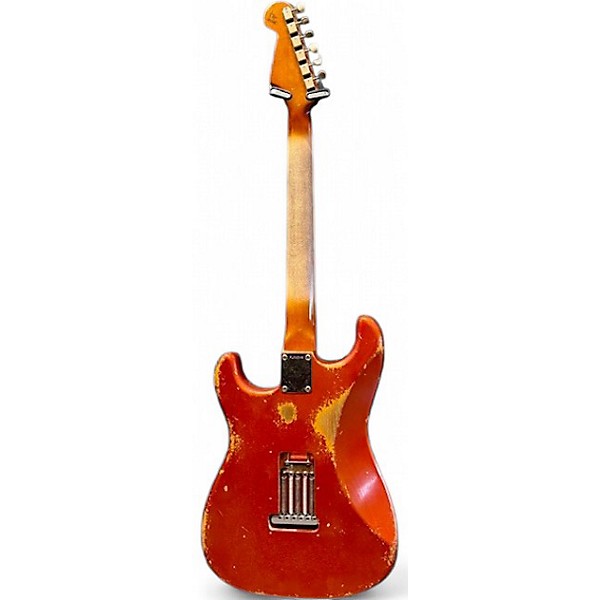 Used 2023 Fender MBVVT 1963 REISSUE RELIC STRAT VINCENT VAN TRIGT MASTERBUILT ORANGE Solid Body Electric Guitar