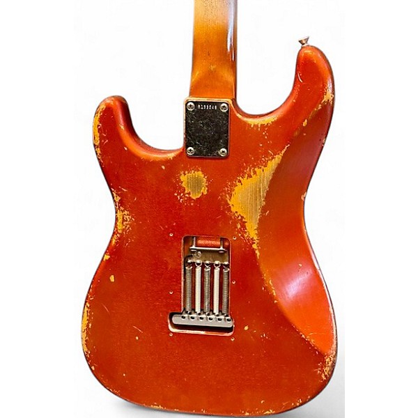 Used 2023 Fender MBVVT 1963 REISSUE RELIC STRAT VINCENT VAN TRIGT MASTERBUILT ORANGE Solid Body Electric Guitar