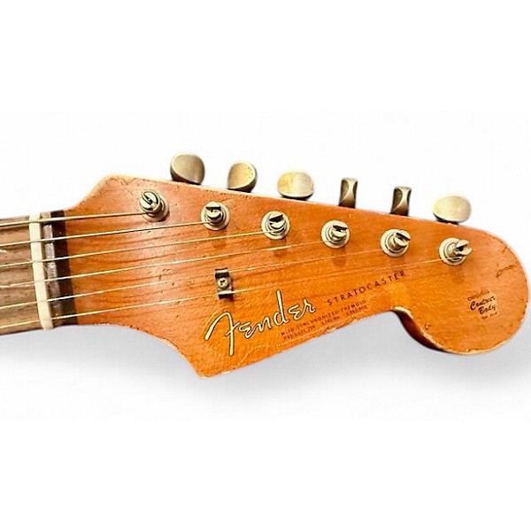 Used 2023 Fender MBVVT 1963 REISSUE RELIC STRAT VINCENT VAN TRIGT MASTERBUILT ORANGE Solid Body Electric Guitar