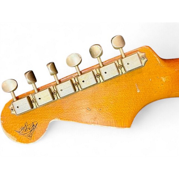 Used 2023 Fender MBVVT 1963 REISSUE RELIC STRAT VINCENT VAN TRIGT MASTERBUILT ORANGE Solid Body Electric Guitar