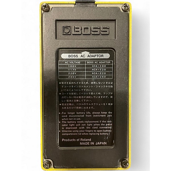 Used 1990s BOSS SD1 Super Overdrive Effect Pedal