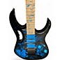 Used Ibanez JEM77P Steve Vai Signature JEM Premium Series BLUE FLORAL Solid Body Electric Guitar