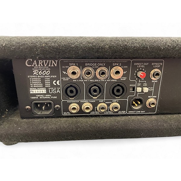Used Carvin R600 Solid State Guitar Amp Head