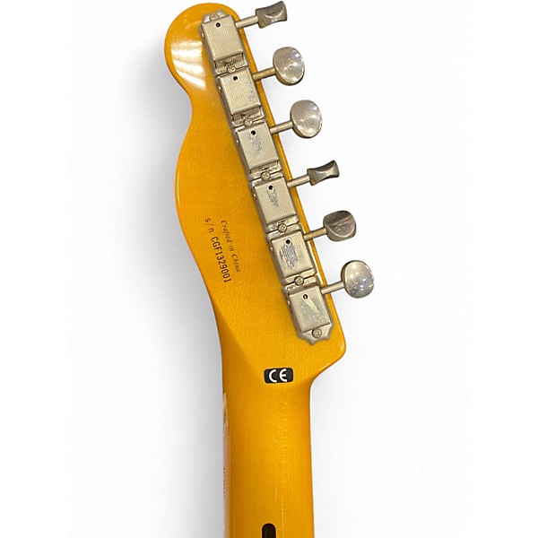 Used Fender Modern Player Telecaster Brown Sunburst Solid Body Electric Guitar