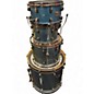 Used ddrum 4 Piece Dominion Maple Metallic Aqua Marine Drum Kit thumbnail