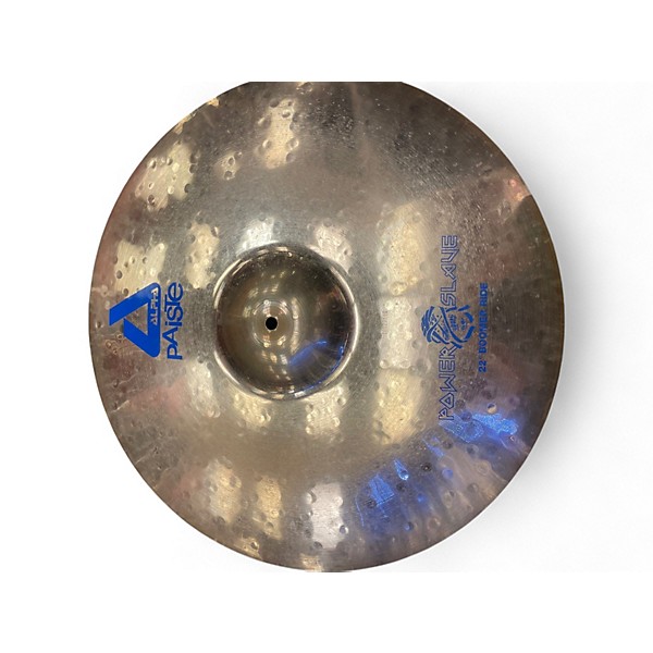Used Paiste 22in Alpha Boomer Ride powerslave Cymbal