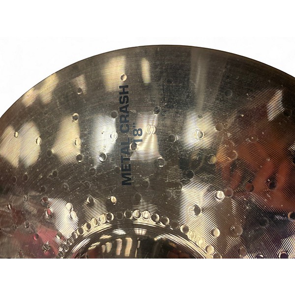 Used Paiste 18in alpha rock crash Cymbal