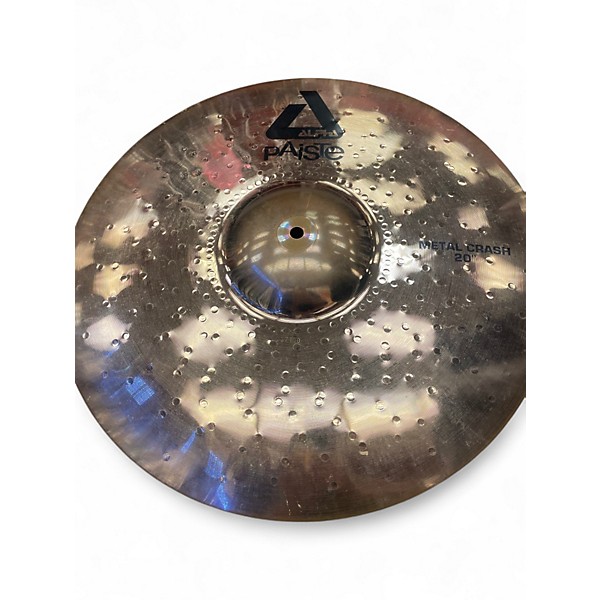 Used Paiste 20in alpha rock crash  Cymbal