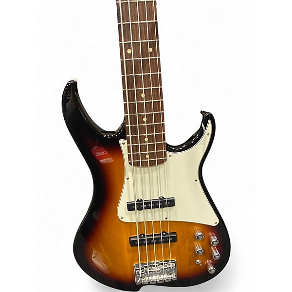 Used Vola ZVA 5 Sunburst Electric Bass Guitar