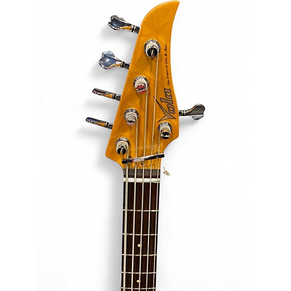 Used Vola ZVA 5 Sunburst Electric Bass Guitar