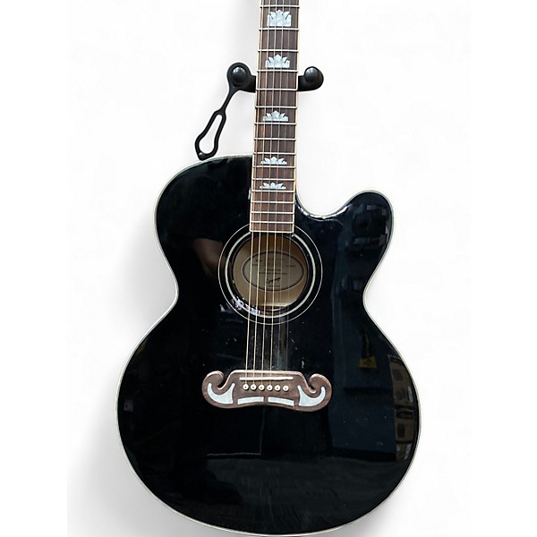 Used Epiphone j200 ec blk Acoustic Electric Guitar