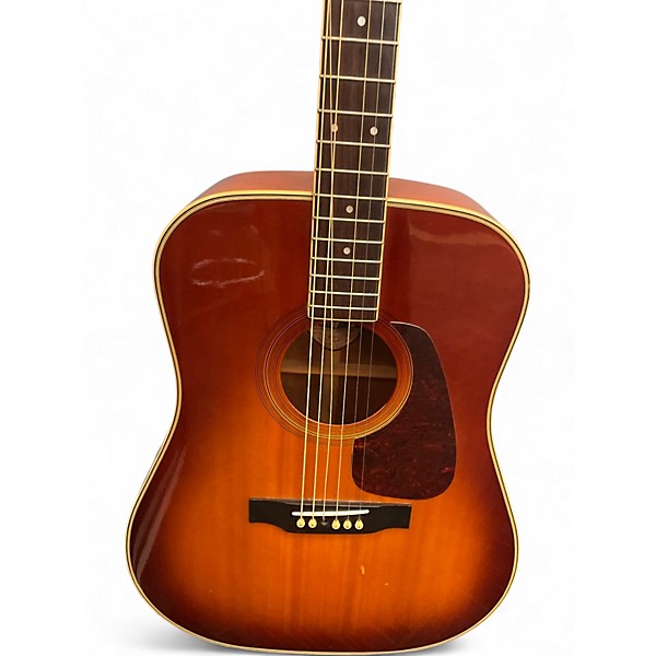 Used Morris MD-512 3 Color Sunburst Acoustic Guitar