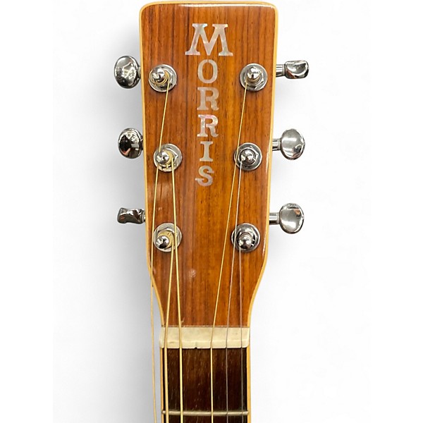 Used Morris MD-512 3 Color Sunburst Acoustic Guitar