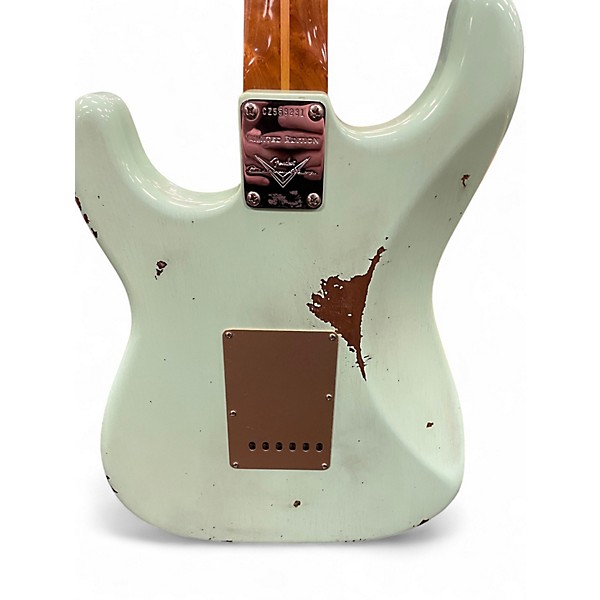 Used 2022 Fender Custom shop 1956 Relic Limited edition Faded Surf Green Solid Body Electric Guitar
