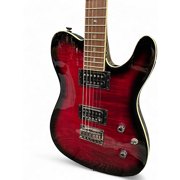 Used Fender Special Edition Custom Telecaster FMT HH Cherry Sunburst Solid Body Electric Guitar