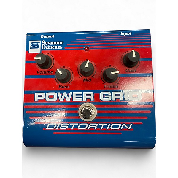 Used Seymour Duncan SFX08 Power Grid Distortion Effect Pedal