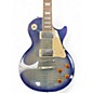 Used Epiphone Les Paul Standard Sapphire Blue Trans Solid Body Electric Guitar