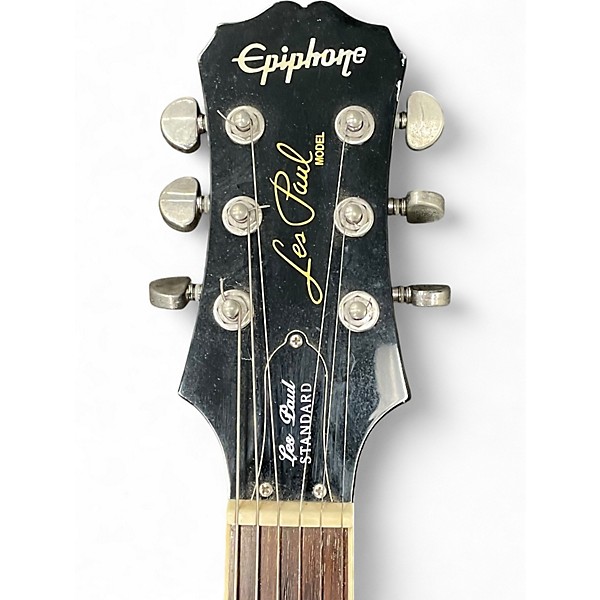 Used Epiphone Les Paul Standard Sapphire Blue Trans Solid Body Electric Guitar