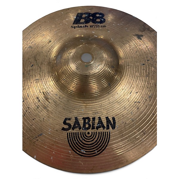Used SABIAN 10in B8 Splash Cymbal