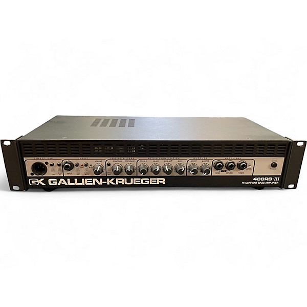 Used Gallien-Krueger 400RB-III Bass Amp Head