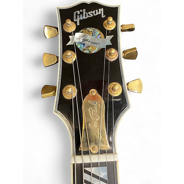 Used 2005 Gibson Les Paul Supreme Black Solid Body Electric Guitar