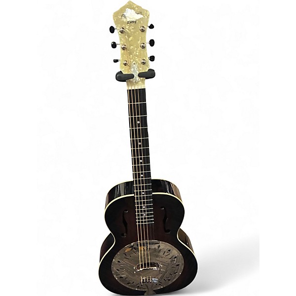 Used Recording King RR-41-VS Resonator Vintage Sunburst Acoustic Electric Guitar