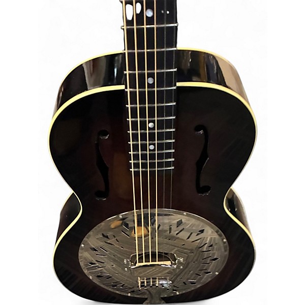 Used Recording King RR-41-VS Resonator Vintage Sunburst Acoustic Electric Guitar