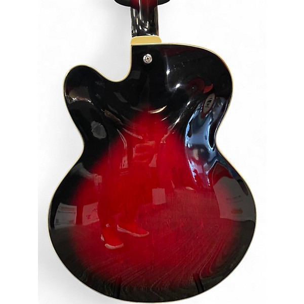 Used Ibanez AF75 Amber Hollow Body Electric Guitar