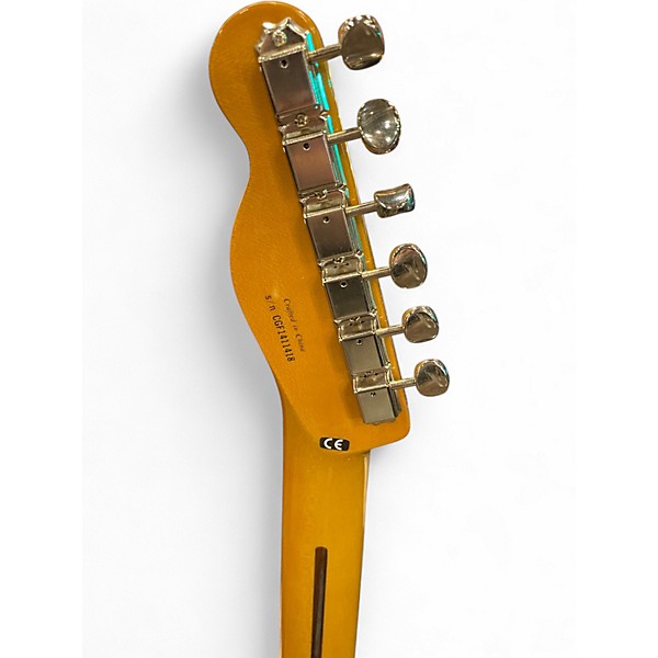 Used 2014 Fender Modern Player Telecaster TRANSPARENT GREY Solid Body Electric Guitar