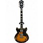 Used Ibanez Amv100fmd-ysl-12-01 Vintage Sunburst Hollow Body Electric Guitar thumbnail
