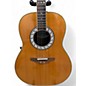 Used Ovation 1517 Natural Acoustic Electric Guitar