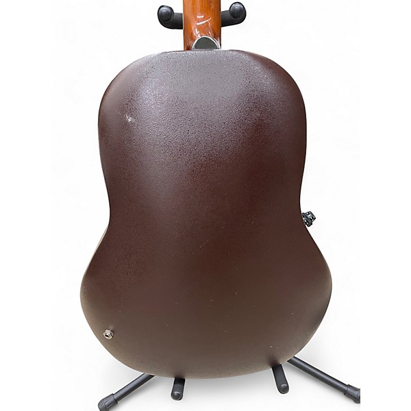 Used Ovation 1517 Natural Acoustic Electric Guitar