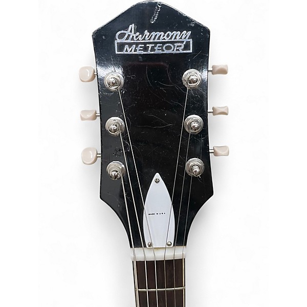 Vintage 1960s Harmony Meteor H60 Vintage Sunburst Hollow Body Electric Guitar