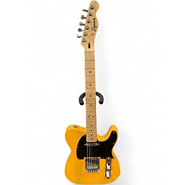 Used 2021 Squier Bullet Telecaster Butterscotch Blonde Solid Body Electric Guitar