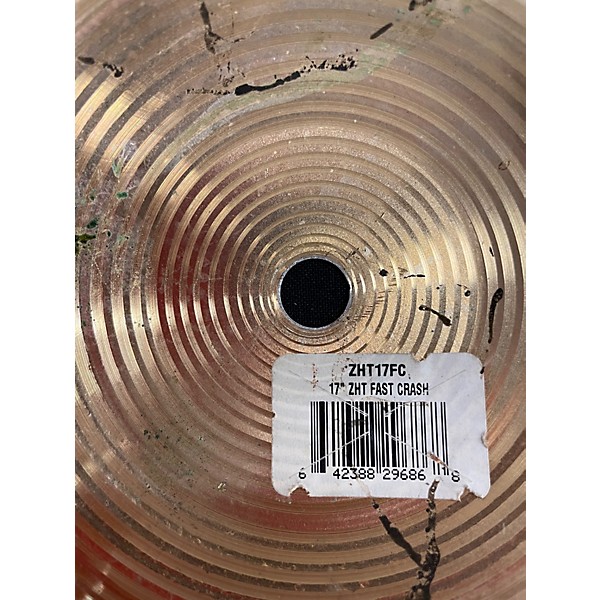 Used Zildjian 17in ZHT Fast Crash Cymbal