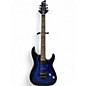 Used Schecter Guitar Research Omen Elite-6 FR See-Thru Blue Burst Solid Body Electric Guitar thumbnail