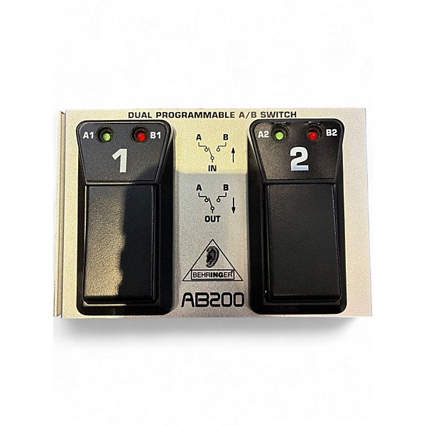 Used Behringer AB200 Dual AB Footswitch