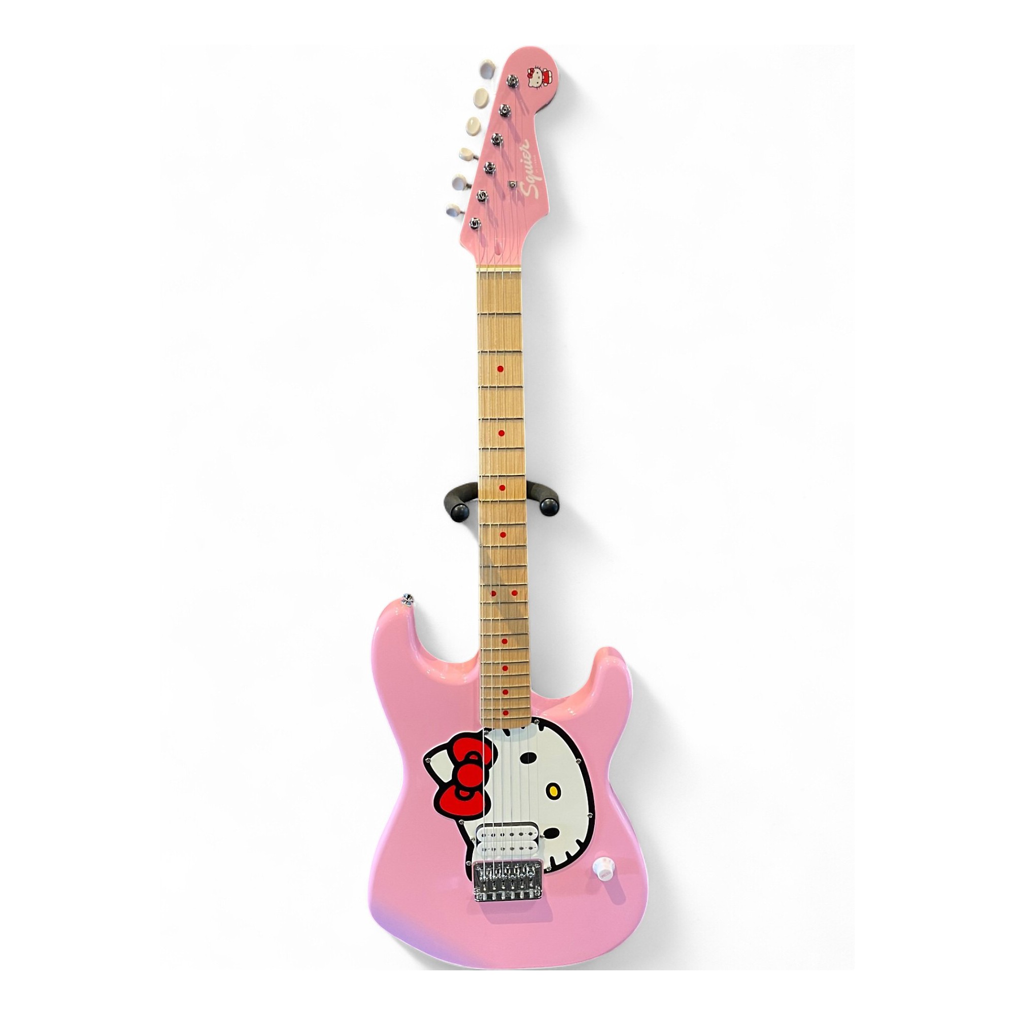 Used 2024 Squier Hello Kitty Stratocaster Single Hum Pink With