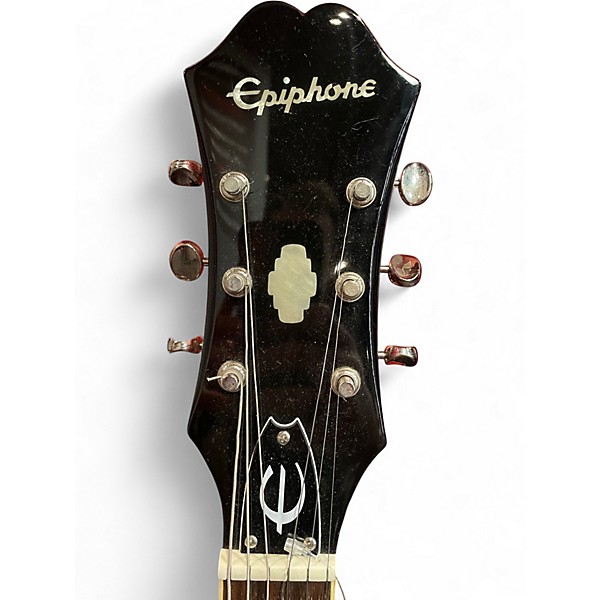 Used Epiphone Riviera E360TD Red Hollow Body Electric Guitar