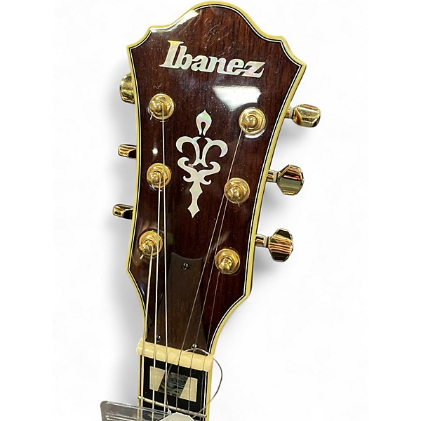 Used Ibanez AS153-AYS Burst Hollow Body Electric Guitar