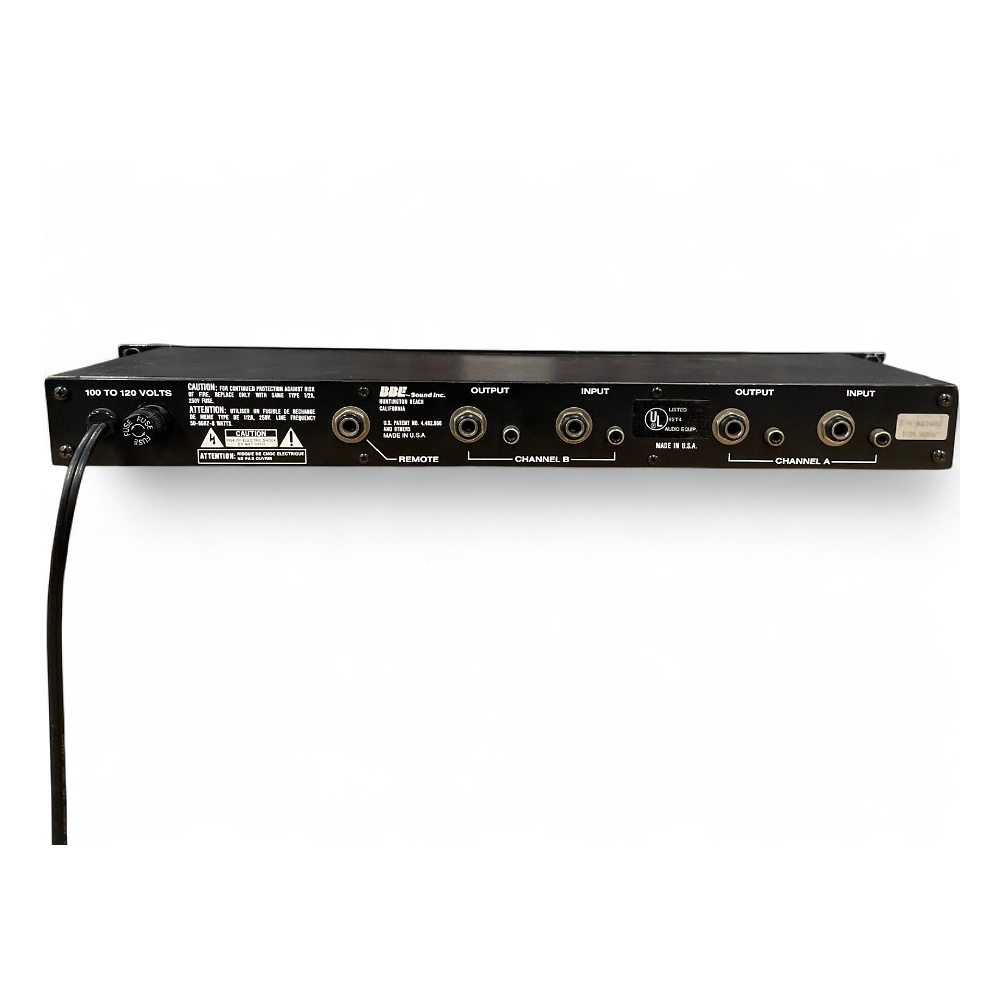 Jumpman BBE Sonic Maximizer 422A他 BBE Sonic Maximizer 422A Rack