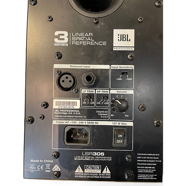 Used JBL LSR305 Powered Monitor