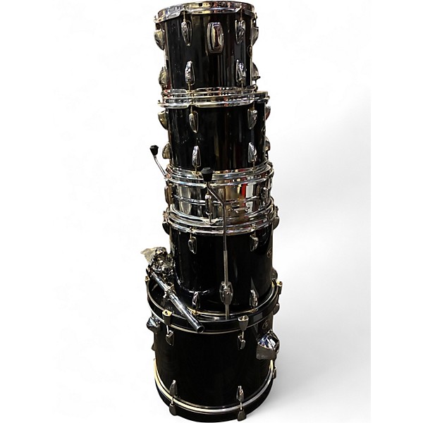 Used TAMA 5 Piece Stagestar 5-piece Black Drum Kit