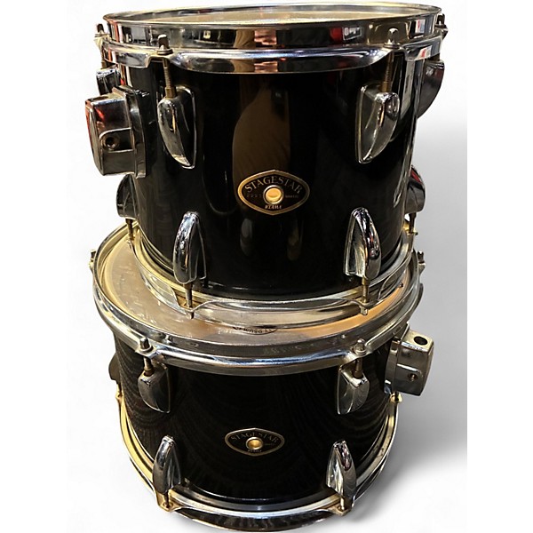 Used TAMA 5 Piece Stagestar 5-piece Black Drum Kit