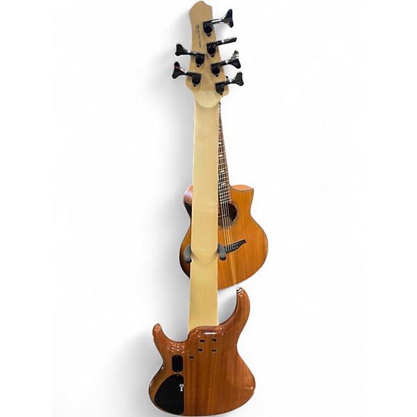 Used MTD Kingston KZ 6 String Natural Electric Bass Guitar