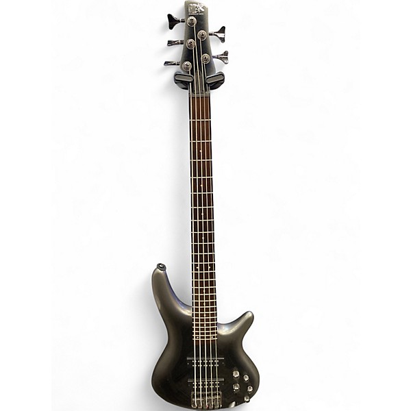Used Ibanez SR305 5 String Silverburst Electric Bass Guitar