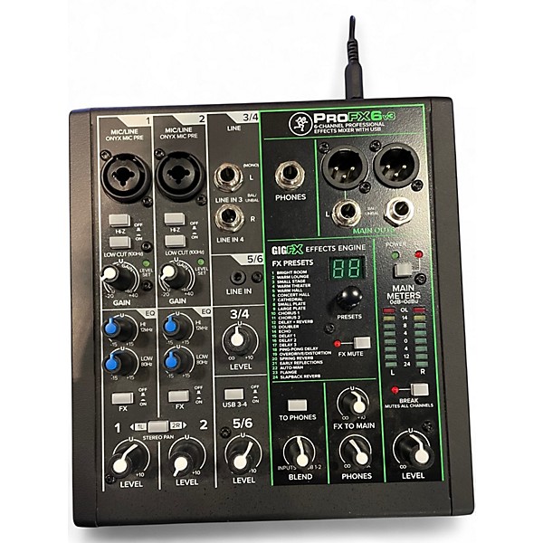 Used Mackie profx6 Unpowered Mixer