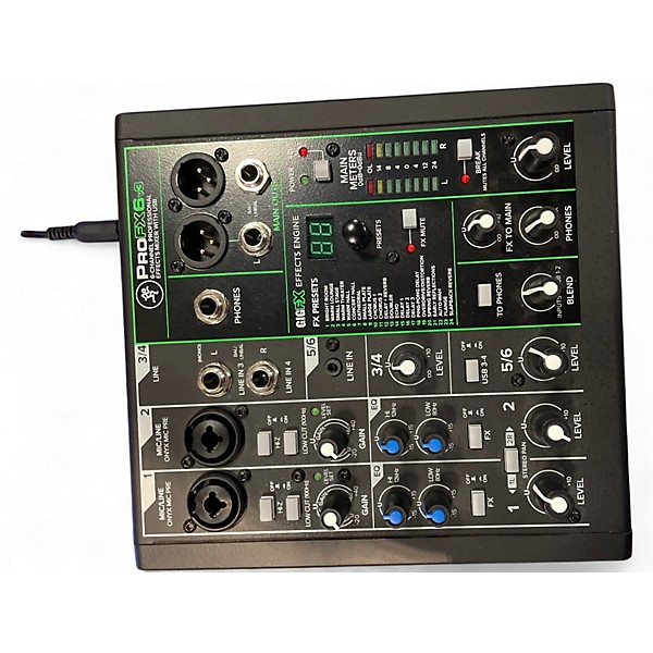 Used Mackie profx6 Unpowered Mixer