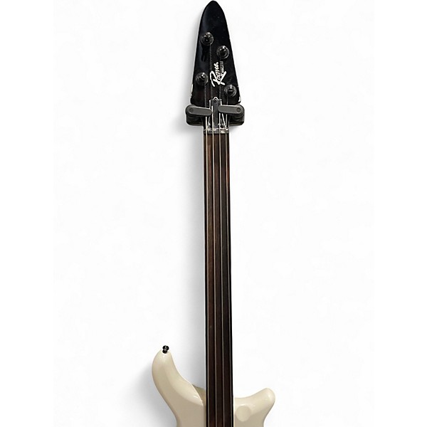 Used Rogue LX200BF White Electric Bass Guitar