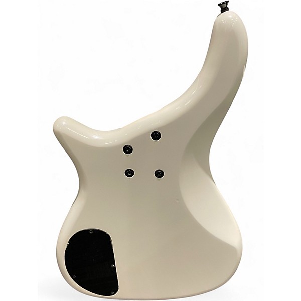 Used Rogue LX200BF White Electric Bass Guitar